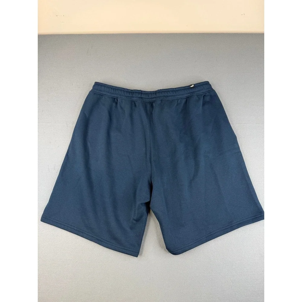 Puma Shorts Mens XXL Blue Sweat Fleece Athletic Gym‎ Casual New